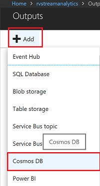 Stream Data to Cosmos DB_